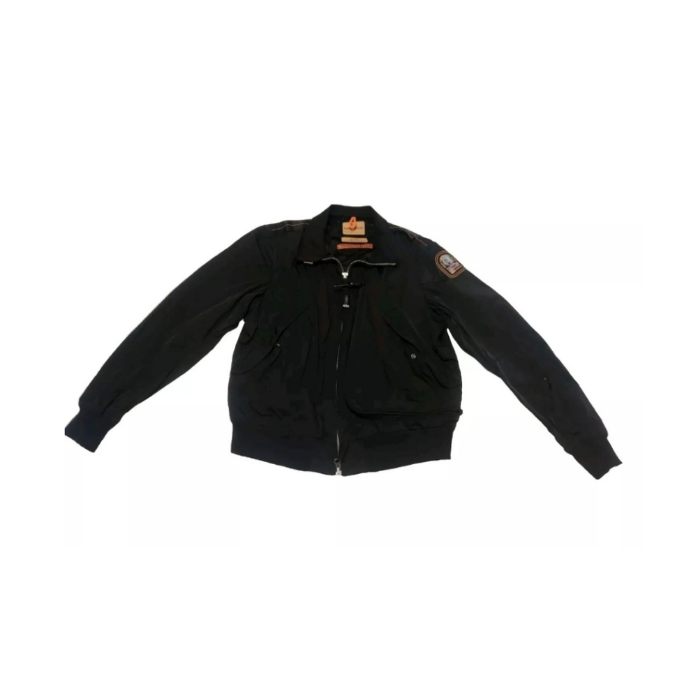 Parajumpers Black Windbreaker Style Coat Jacket Men's Size XXL